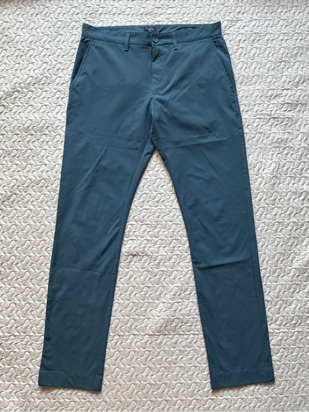 J.Crew Flex Men’s Slim Performance Pants Teal Blue Size 32x31
